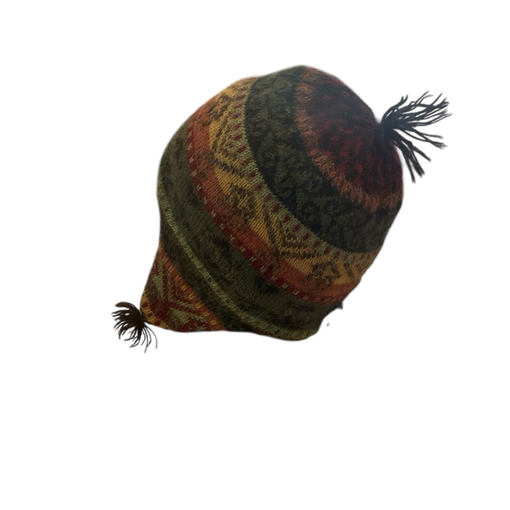Turtle fur 100% alpaca Bolivian hat - Picture 4 of 6